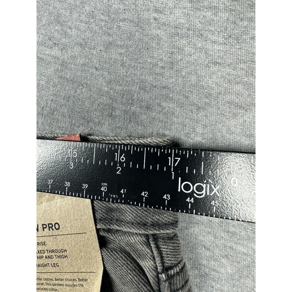 Levis Jeans Womens 31‎ Gray Denim Pants Low Pro Straight Leg Mid Rise Cotton - Picture 5 of 6